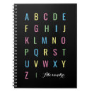 Zoek naar alphabet notitieboeken Kleurrijk