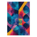 Zoek naar beweging posters Geometrisch