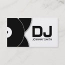 Zoek naar vinyl record visitekaartjes Muzikant