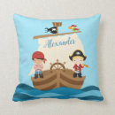 Zoek naar piraat schip kussens Zee