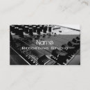 Zoek naar recording studio visitekaartjes Opname