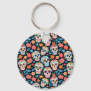 Zoek naar schedel sleutelhangers Bloemen