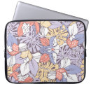 Zoek naar bloemen achtergrond laptop sleeves Design