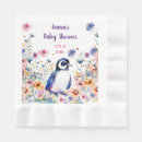 Zoek naar baby pinguïn servetten Waterverf