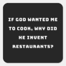 Zoek naar grappig koken stickers Restaurant