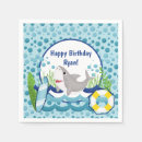 Zoek naar surfers servetten Blauw