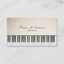 Zoek naar muziekinstructeur visitekaartjes Piano