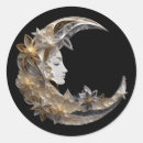 Zoek naar maan gezicht stickers Night