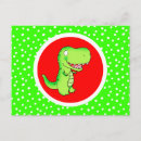 Zoek naar dinosaurus briefkaarten groen