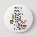 Zoek naar grappige kerstmis buttons Rendier