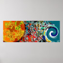 Zoek naar verwarring posters Abstracte