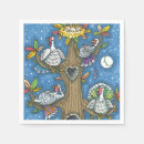 Zoek naar vogels nest servetten Schattig