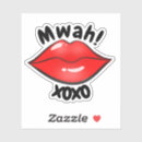 Zoek naar leuke kus stickers Voor haar