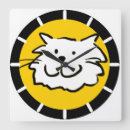 Zoek naar cartoon cat klokken Kat