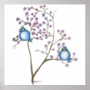 Zoek naar bloesem takken kunst Blauw