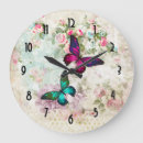 Zoek naar roze vlinder klokken Shabby