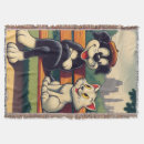 Zoek naar cartoon hond dekens Kat