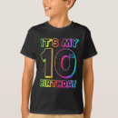 Zoek naar tiende verjaardag tshirts Retro