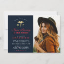 Zoek naar afstuderen ceremonie uitnodigingen Afstudeerder