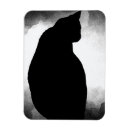 Zoek naar katten silhouet magneten Zwart