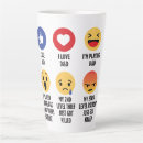 Zoek naar emojis mokken Emoticon