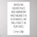 Zoek naar evenwicht posters Positief