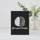 Zoek naar positieve gedachten briefkaarten Inspirerend prijsopgave