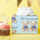 Zoek naar tweeling baby shower cadeaupapier Voor hem/haar