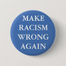 Zoek naar racisme buttons Politiek