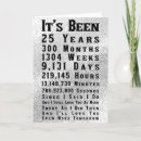 Zoek naar 25th wedding anniversary kaarten 25e trouwdag