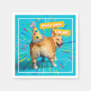 Zoek naar corgi papieren servetten Puppy