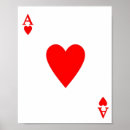 Zoek naar aas van harten posters Poker