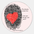 Zoek naar vingerafdruk stickers Hart