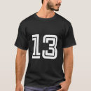 Zoek naar nummer 13 kleding Verjaardag