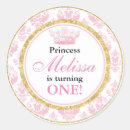 Zoek naar prinses kroon stickers Eerste verjaardag