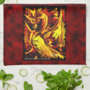 Zoek naar draak keuken handdoeken Rood