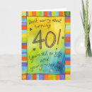 Zoek naar grappige 40ste verjaardagskaarten Humor