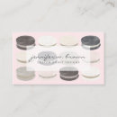 Zoek naar macarons visitekaartjes Roze