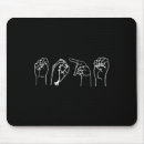 Zoek naar sign language muismatten Teken