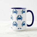 Zoek naar blauwe krab mokken Nautisch