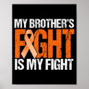 Zoek naar mijn broer posters Leukemie