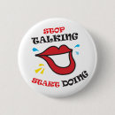 Zoek naar grappige mond buttons Elk persoon