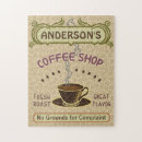 Zoek naar koffie puzzels Cafe