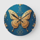 Zoek naar vintage vlinder klokken Blauw