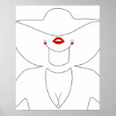 Zoek naar rode lippenstift posters Modern