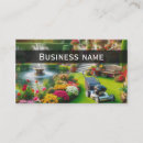 Zoek naar maaien visitekaartjes Gazon