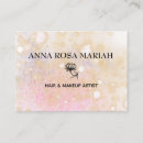 Zoek naar textuur visitekaartjes Make up kunstenaar