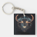 Zoek naar stier sleutelhangers Kosmisch ontwerp