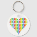 Zoek naar rainbow sleutelhangers Hart