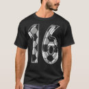 Zoek naar nummer 16 tshirts Verjaardag